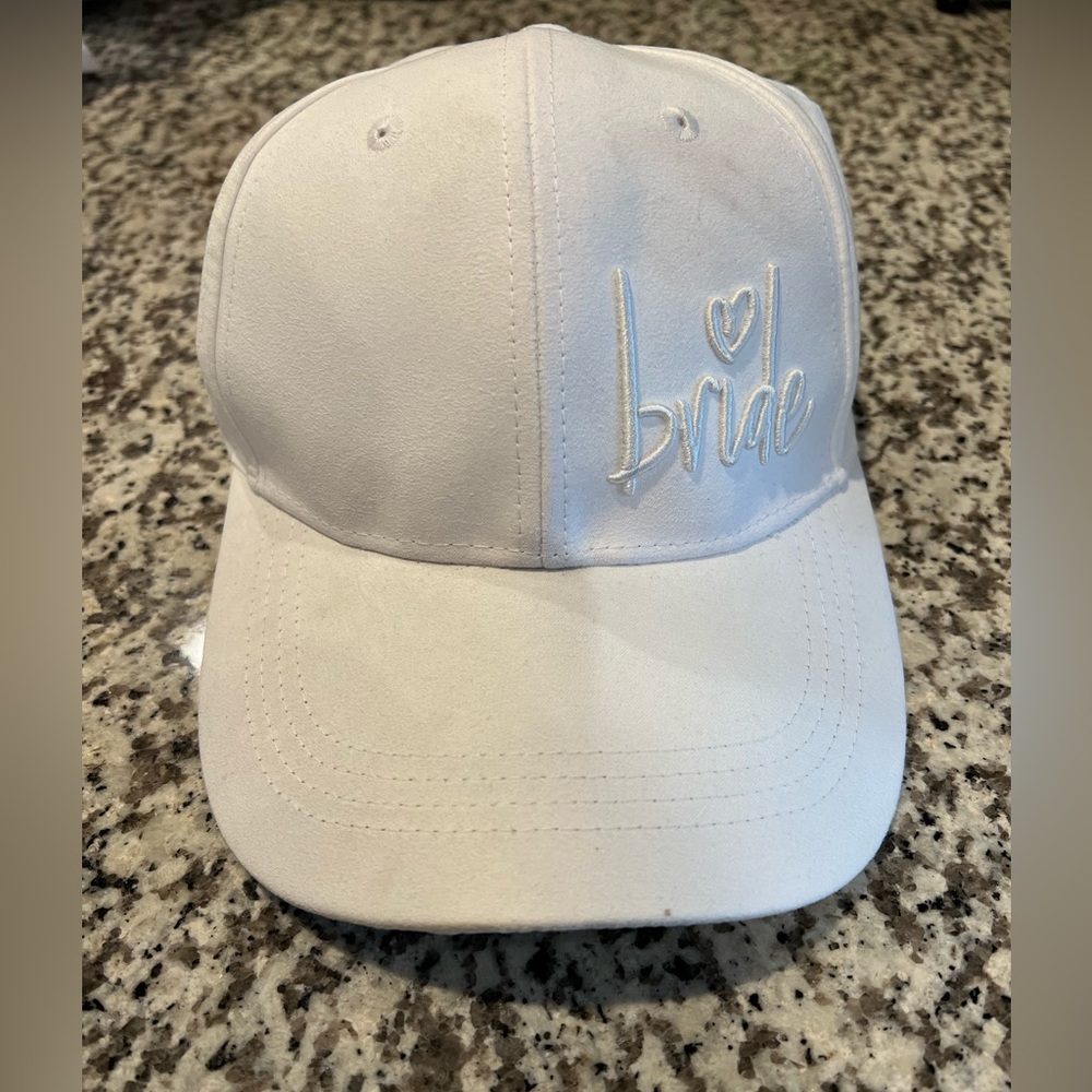 Bride White Baseball Hat